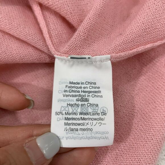 Madewell Southstar Wool Blend Pink Sweater Size XXS Pullover Long Sleeve Thin - Picture 8 of 11